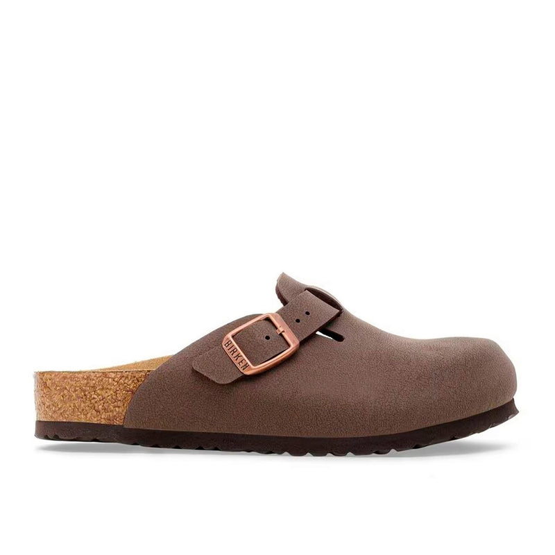 Birkenstock Boston Soft Footbed Suede Mocha Kids
