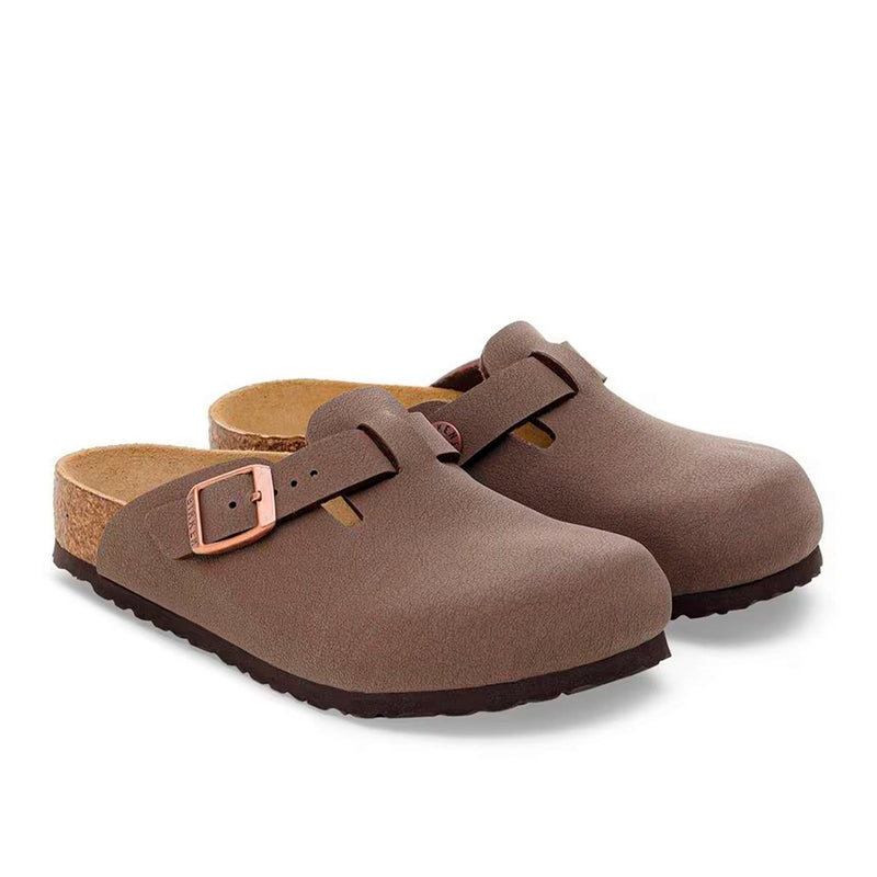 Birkenstock Boston Soft Footbed Suede Mocha Kids