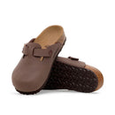Birkenstock Boston Soft Footbed Suede Mocha Kids