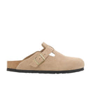 Birkenstock Boston Suede Leather Sandcastle