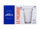 Duralex - Pack de 6 Vasos Picardie - Transparente - 50Cl