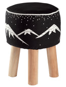 Aspen Stool - Black/White