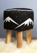 Aspen Stool - Black/White