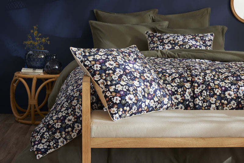 Coussin Déhoussable - Velours Imprimé - Coline