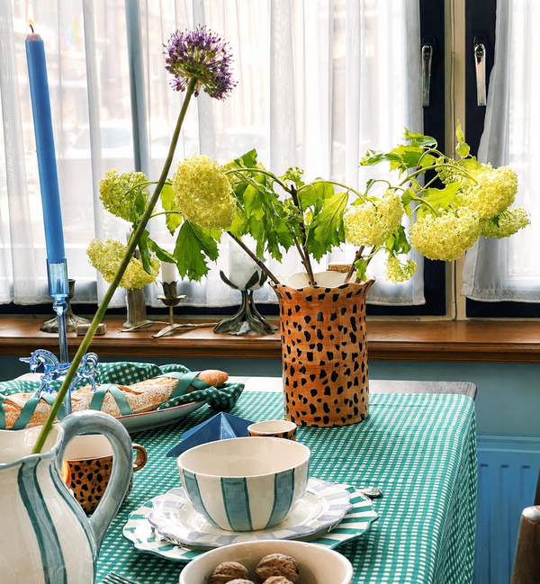 Leopard Vase