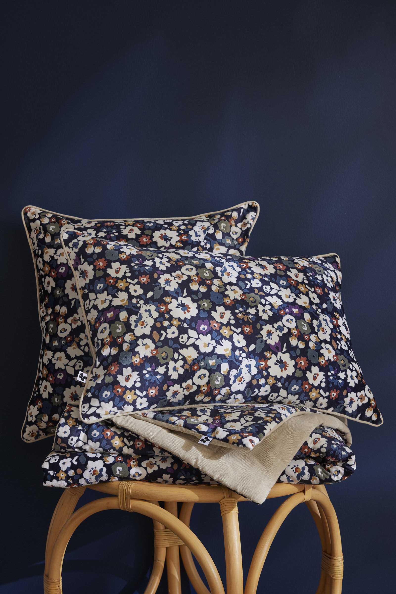 Coline - Coussin Déhoussable - Velours Imprimé