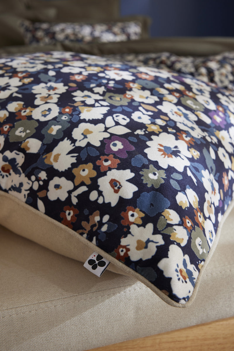 Coussin Déhoussable - Velours Imprimé - Coline
