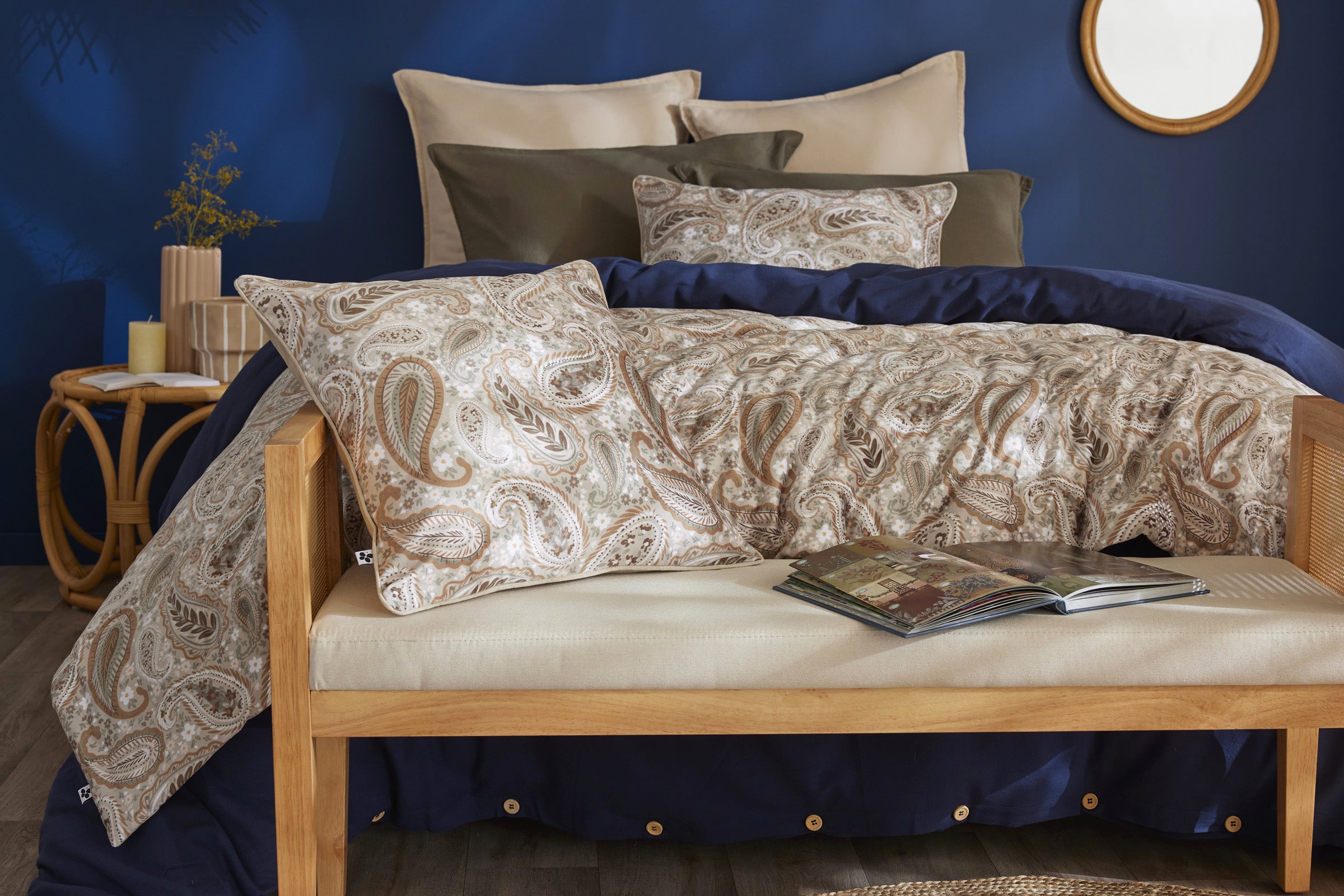 Valentine - Coussin Déhoussable - Velours Imprimé