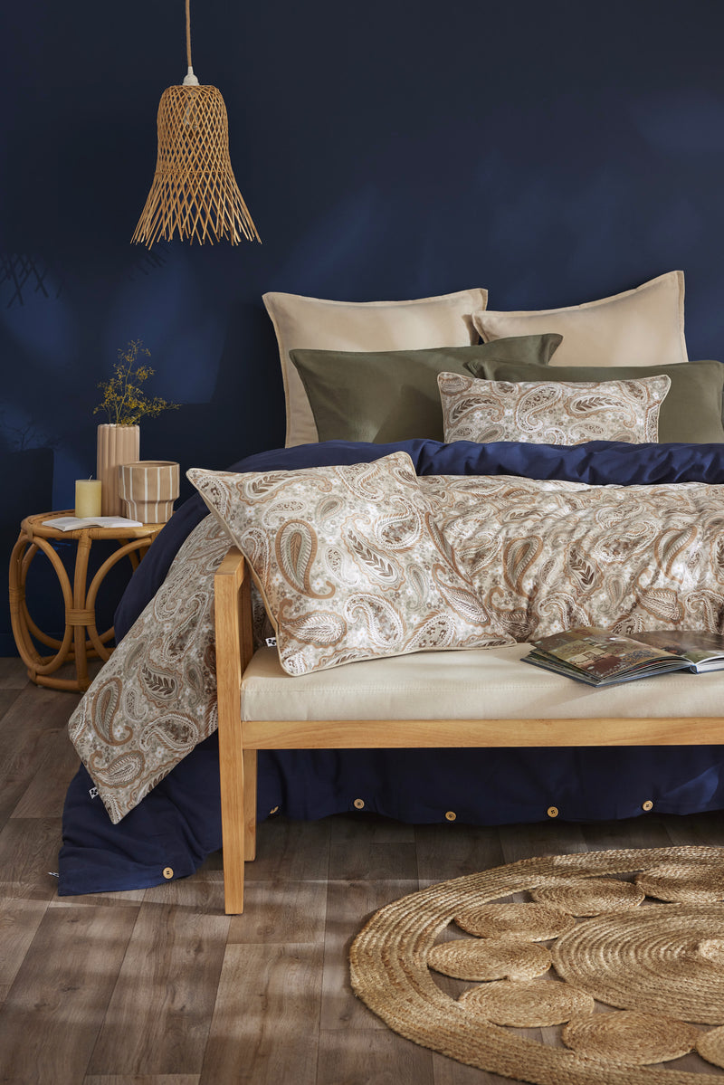 Bed End - Printed Velvet - Valentine