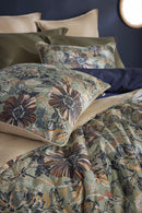 Removable Cushion Cover - Printed Velvet - Isaline