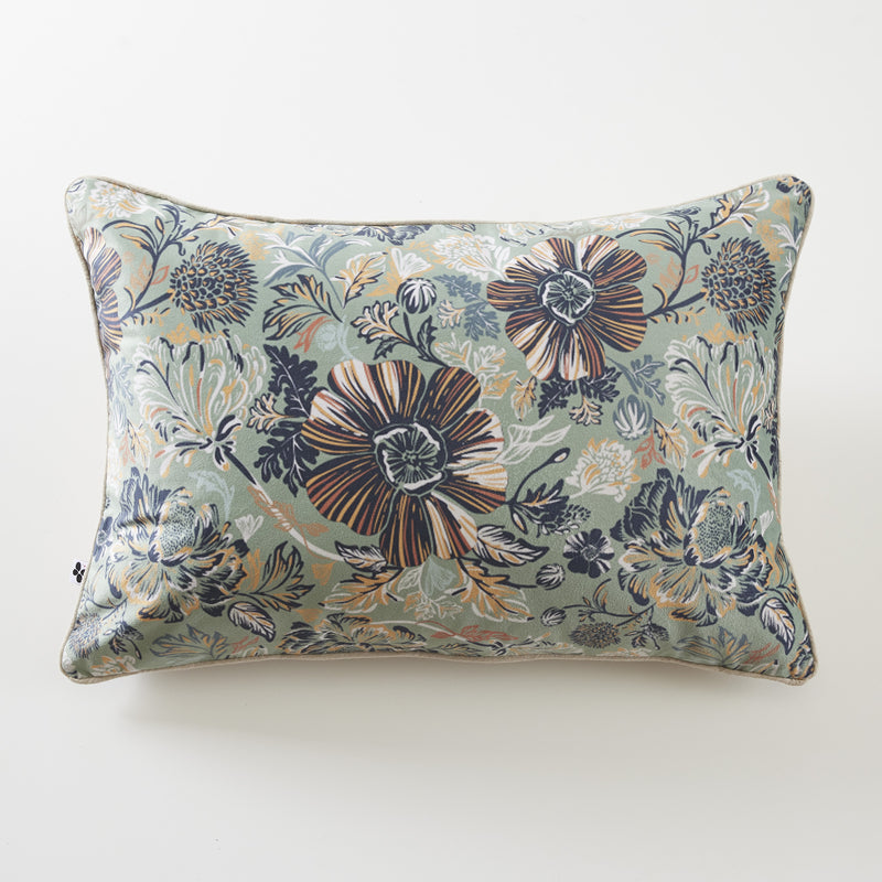 Removable Cushion Cover - Printed Velvet - Isaline