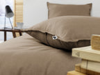 Candice - Funda de almohada - Franela - Cordel