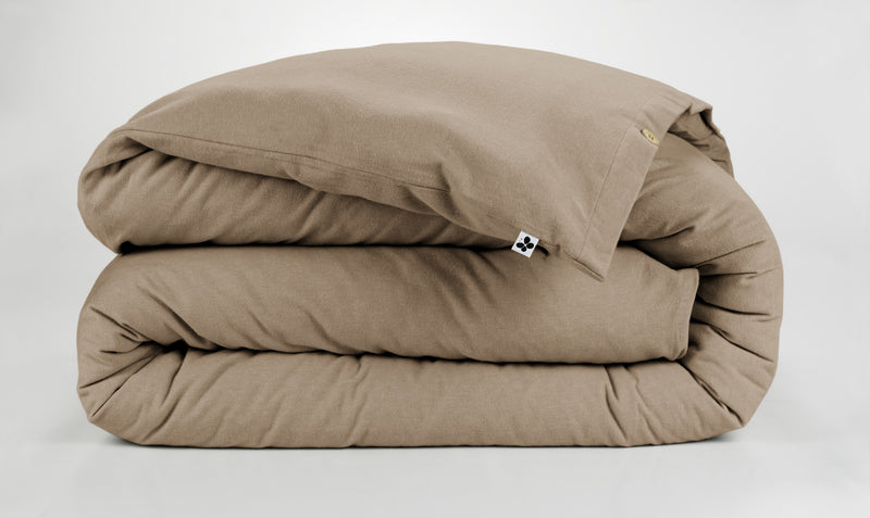 Housse De Couette - Flanelle - Candice - Ficelle