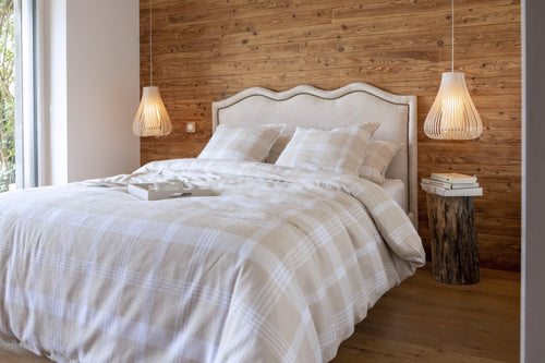 Housse De Couette - Flanelle Tissée - Teinte Hector