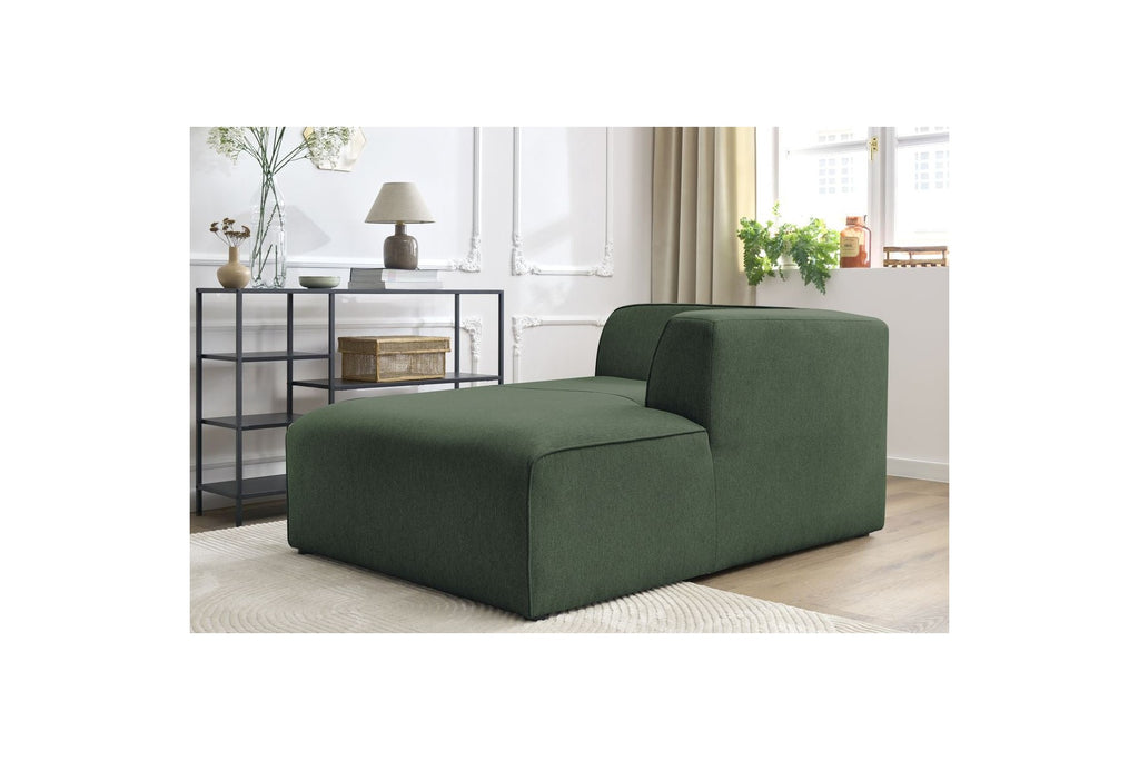 Chaise Longue for MEGEVE Modular Sofa - Mottled Fabric - Right-Hand Corner