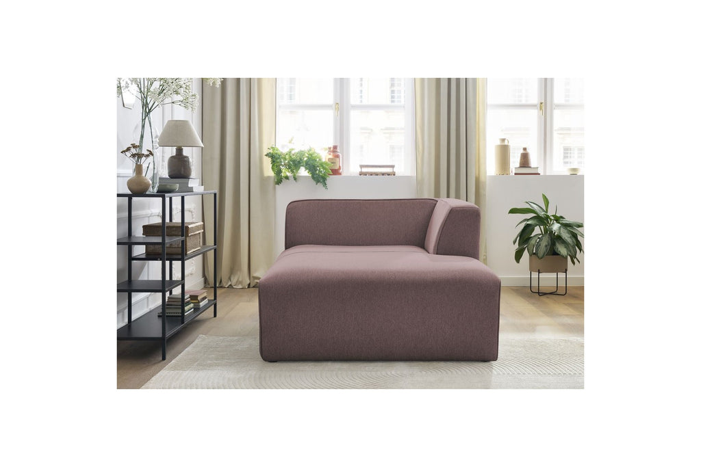 Chaise Longue for MEGEVE Modular Sofa - Mottled Fabric - Right-Hand Corner