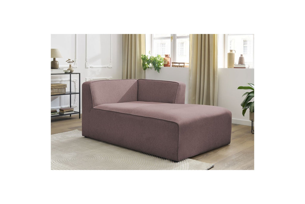 Chaise Longue for MEGEVE Modular Sofa - Mottled Fabric - Right-Hand Corner