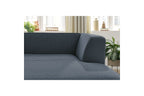 Chaise Longue for MEGEVE Modular Sofa - Mottled Fabric - Right-Hand Corner