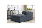 Chaise Longue for MEGEVE Modular Sofa - Mottled Fabric - Right-Hand Corner