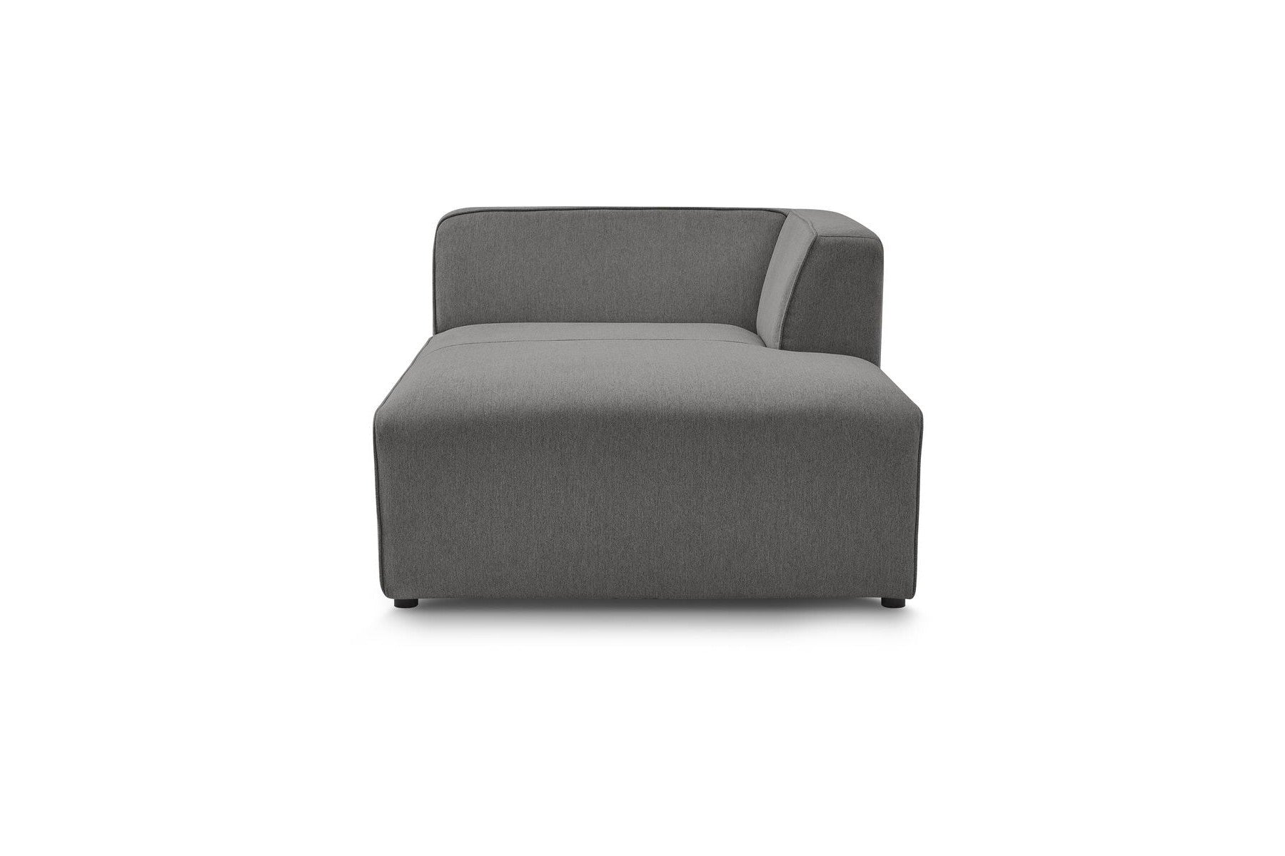 Chaise Longue for MEGEVE Modular Sofa - Mottled Fabric - Right-Hand Corner