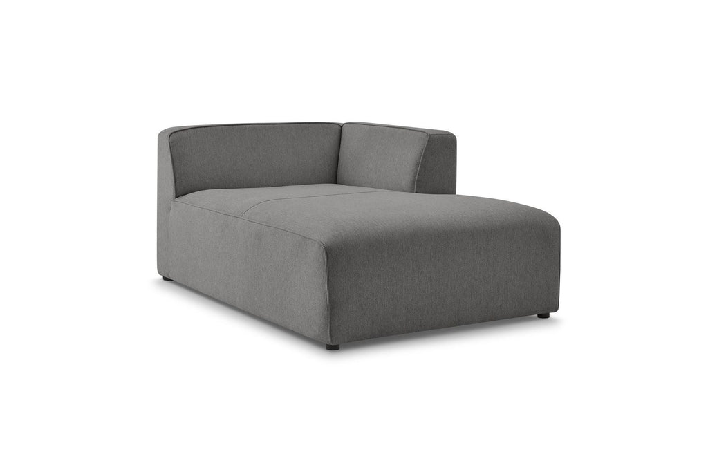 Chaise Longue for MEGEVE Modular Sofa - Mottled Fabric - Right-Hand Corner