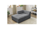 Méridienne Pour Canapé Modulable Megeve - Tissu Texturé - Angle Gauche