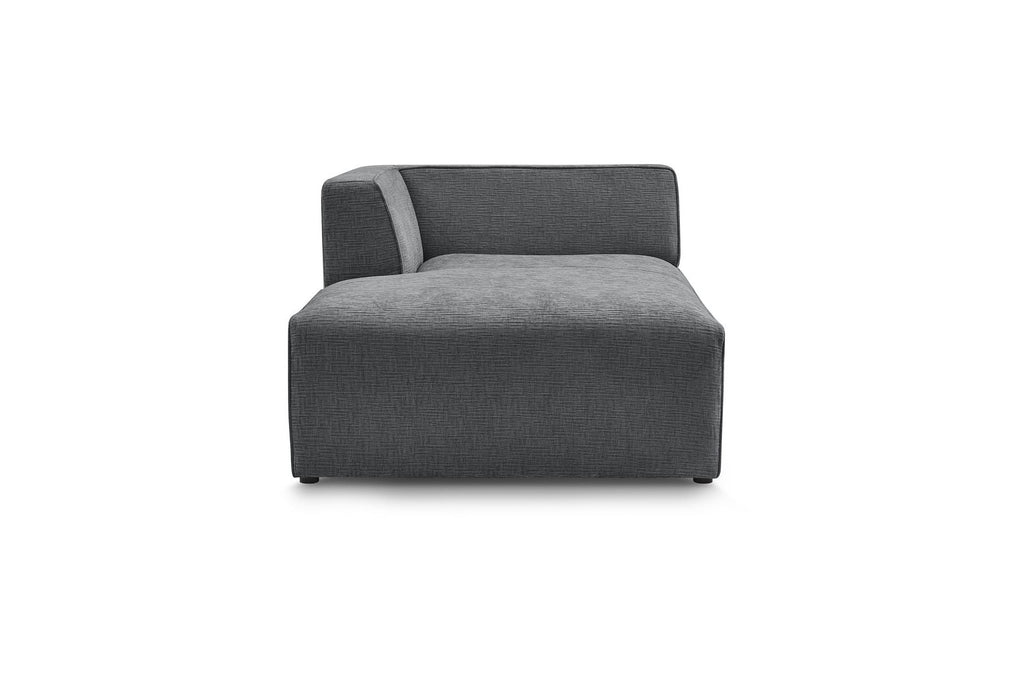 Méridienne Pour Canapé Modulable Megeve - Tissu Texturé - Angle Gauche
