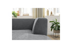 Chaise Longue for MEGEVE Modular Sofa - Textured Fabric - Right-Hand Corner