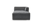 Chaise Longue for MEGEVE Modular Sofa - Textured Fabric - Right-Hand Corner