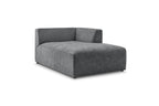 Chaise Longue for MEGEVE Modular Sofa - Textured Fabric - Right-Hand Corner