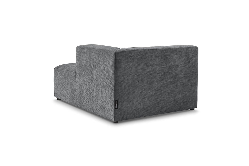 Chaise Longue for MEGEVE Modular Sofa - Textured Fabric - Right-Hand Corner