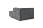 Chaise Longue for MEGEVE Modular Sofa - Textured Fabric - Right-Hand Corner