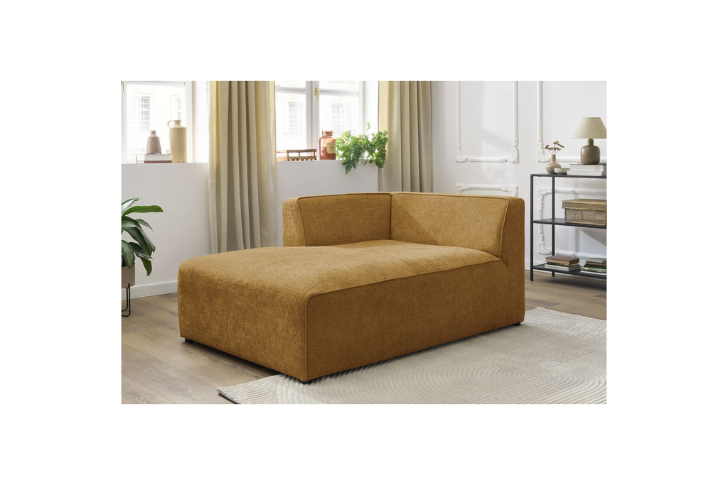 Méridienne Pour Canapé Modulable Megeve - Tissu Texturé - Angle Gauche