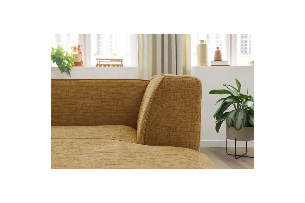 Chaise Longue for MEGEVE Modular Sofa - Textured Fabric - Right-Hand Corner