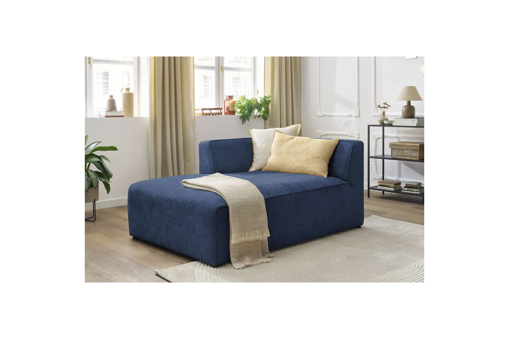 Méridienne Pour Canapé Modulable Megeve - Tissu Texturé - Angle Gauche