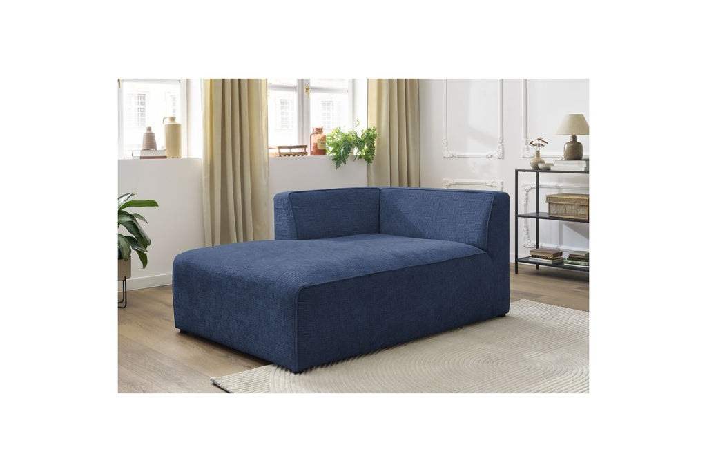 Méridienne Pour Canapé Modulable Megeve - Tissu Texturé - Angle Gauche