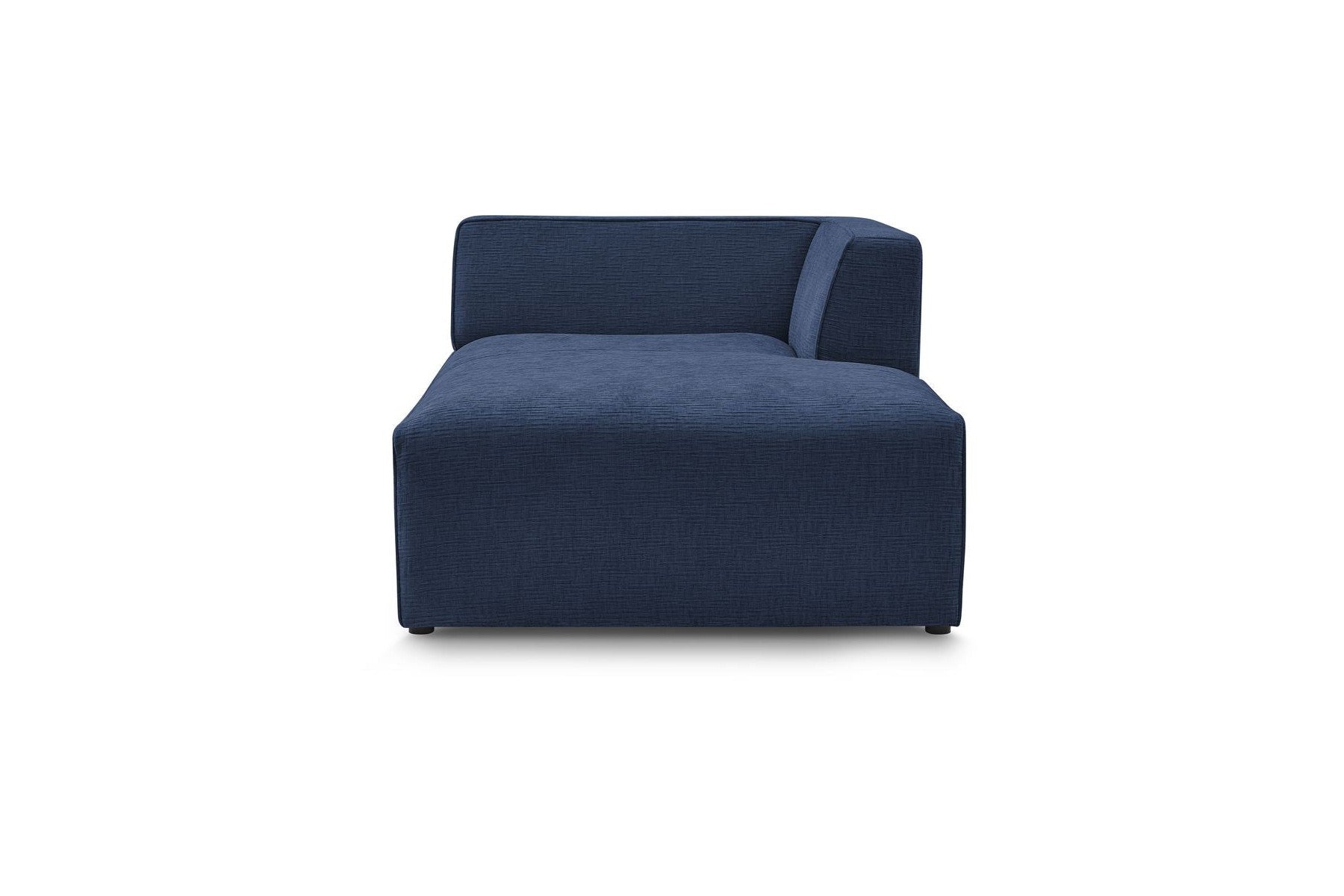 Chaise Longue for MEGEVE Modular Sofa - Textured Fabric - Right-Hand Corner