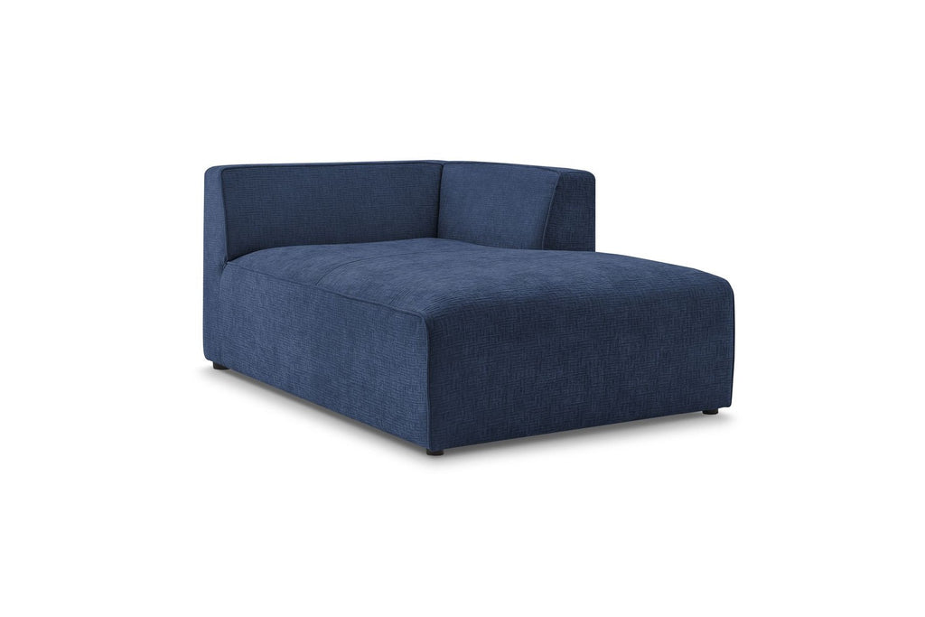 Chaise Longue for MEGEVE Modular Sofa - Textured Fabric - Right-Hand Corner
