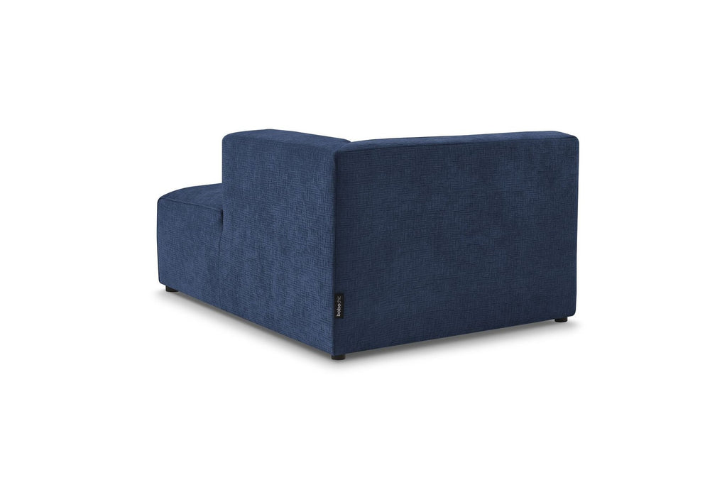 Chaise Longue for MEGEVE Modular Sofa - Textured Fabric - Right-Hand Corner