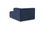 Chaise Longue for MEGEVE Modular Sofa - Textured Fabric - Right-Hand Corner