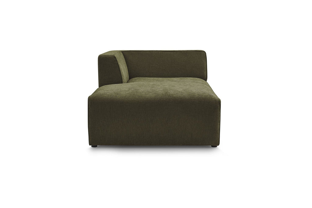 Méridienne Pour Canapé Modulable Megeve - Tissu Texturé - Angle Gauche