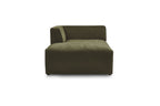 Méridienne Pour Canapé Modulable Megeve - Tissu Texturé - Angle Gauche