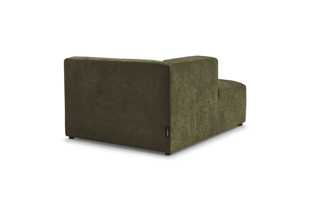 Méridienne Pour Canapé Modulable Megeve - Tissu Texturé - Angle Gauche