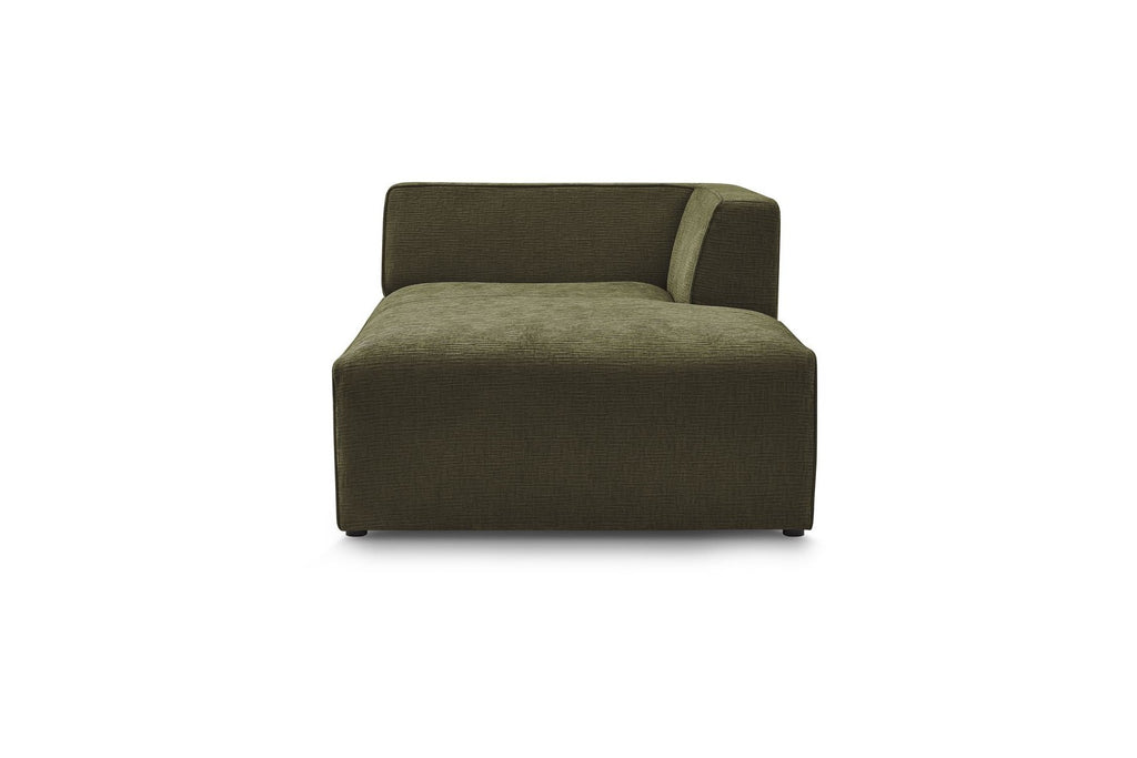Chaise Longue for MEGEVE Modular Sofa - Textured Fabric - Right-Hand Corner
