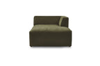 Chaise Longue for MEGEVE Modular Sofa - Textured Fabric - Right-Hand Corner