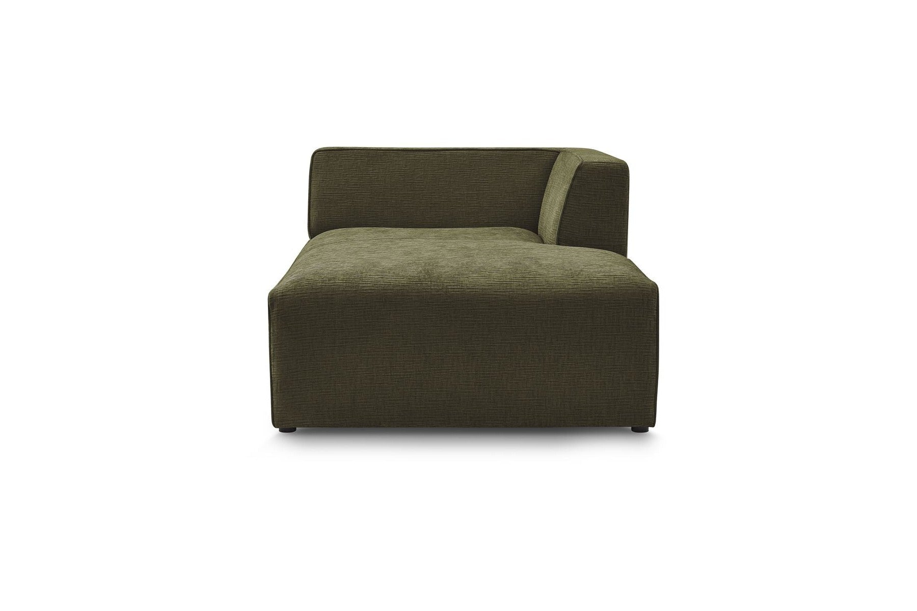 Chaise Longue for MEGEVE Modular Sofa - Textured Fabric - Right-Hand Corner