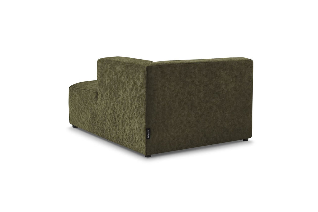 Chaise Longue for MEGEVE Modular Sofa - Textured Fabric - Right-Hand Corner