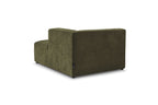 Chaise Longue for MEGEVE Modular Sofa - Textured Fabric - Right-Hand Corner