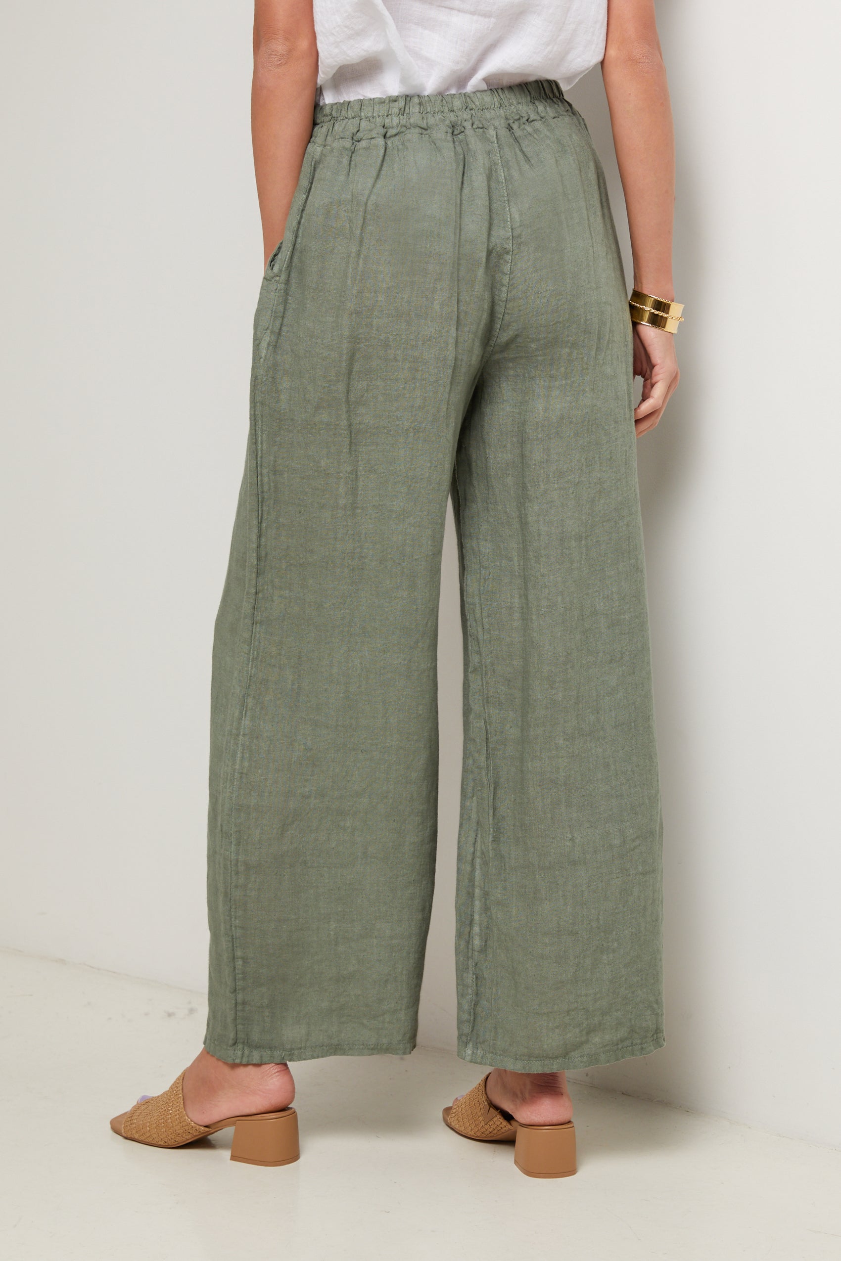 Pantalones - Caqui - Mujer