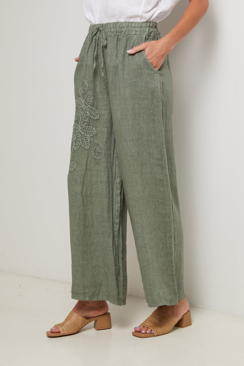 Pantalones - Caqui - Mujer